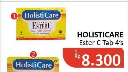Promo Harga HOLISTICARE  Super Ester C 4 pcs - Alfamidi
