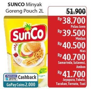 Promo Harga Sunco Minyak Goreng 2000 ml - Alfamidi