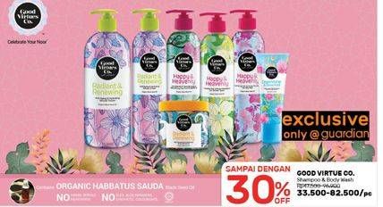 Promo Harga GOOD VIRTUES CO Shampoo  - Guardian