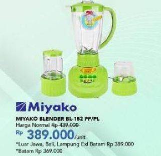 Promo Harga MIYAKO BL 152 Blender PF, PL  - Carrefour