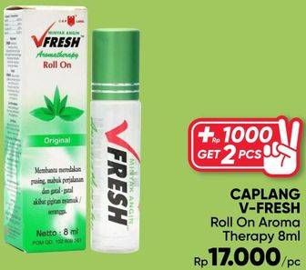 Promo Harga Cap Lang VFresh Aromatherapy Original 8 ml - Guardian