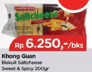 Promo Harga KHONG GUAN Saltcheese Sweet Spicy 200 gr - TIP TOP