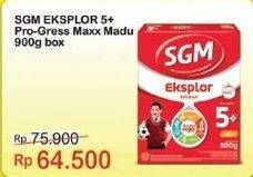 Promo Harga SGM Eksplor 5+ Susu Pertumbuhan Madu 900 gr - Indomaret