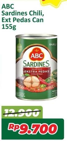 Promo Harga ABC Sardines Saus Cabai, Saus Ekstra Pedas 155 gr - Alfamart