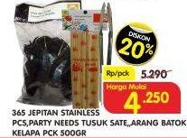 Promo Harga 365 Jepitan Stainless Steel  - Superindo