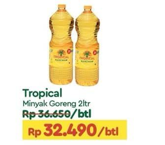 Promo Harga Tropical Minyak Goreng 2000 ml - TIP TOP