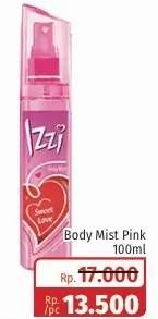 Promo Harga IZZI Body Mist Sweet Love 100 ml - Lotte Grosir