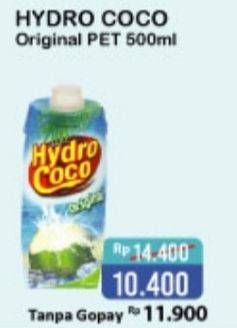 Promo Harga HYDRO COCO Minuman Kelapa Original 500 ml - Alfamart