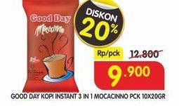 Promo Harga Good Day Instant Coffee 3 in 1 10 sachet - Superindo