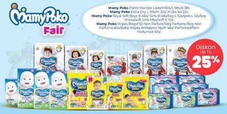 Mamy Poko Pants Etra Kering/Extra Dry/Royal Soft/Baby Wipes