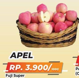 Promo Harga Apel Fuji Super per 100 gr - Yogya