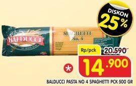 Promo Harga BALDUCCI Pasta Spaghetti 500 gr - Superindo