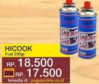 Promo Harga HICOOK Tabung Gas (Gas Cartridge) 230 gr - Yogya