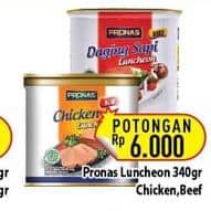 Promo Harga Pronas Daging Ayam/Sapi Luncheon  - Hypermart