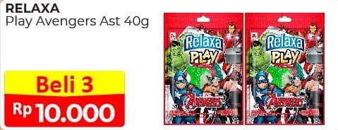 Promo Harga Relaxa Candy Play Avengers 40 gr - Alfamart