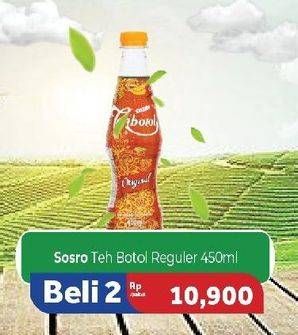 Promo Harga Sosro Teh Botol Original 450 ml - Carrefour