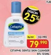 Promo Harga Cetaphil Gentle Skin Cleanser 125 ml - Superindo