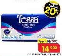 Promo Harga TESSA Facial Tissue TP-02 250 pcs - Superindo