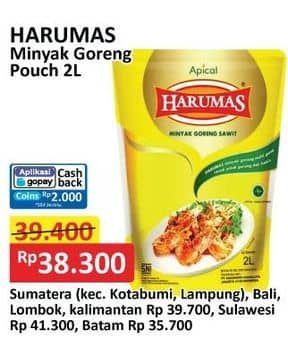 Promo Harga Harumas Minyak Goreng 2000 ml - Alfamart