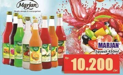 Promo Harga Marjan Syrup Squash 450 ml - Hari Hari