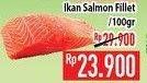 Promo Harga Salmon Fillet per 100 gr - Hypermart