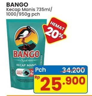 Promo Harga Bango Kecap Manis 735 ml - Indomaret