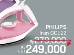 Promo Harga Philips Iron GC122  - LotteMart