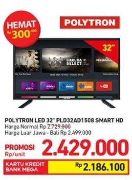 Promo Harga POLYTRON PLD32AD1508  - Carrefour