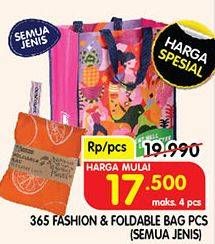 Promo Harga 365 Fashion & Foldable Bag  - Superindo