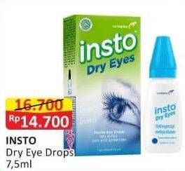 Promo Harga INSTO Obat Tetes Mata Dry Eyes 7 ml - Alfamart