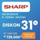 Promo Harga Sharp R-220MA WH 20 ltr - Electronic City