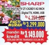 Promo Harga SHARP 2T-C42BD1i | LED TV 42"  - Hypermart