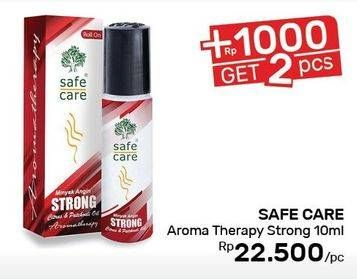 Promo Harga SAFE CARE Minyak Angin Aroma Therapy Strong 10 ml - Guardian