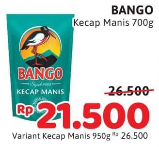 Promo Harga Bango Kecap Manis 700 gr - Alfamidi