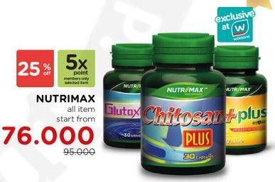 Promo Harga NUTRIMAX Multivitamin All Variants  - Watsons