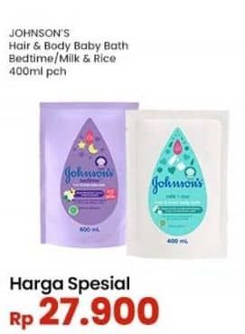 Promo Harga Johnsons Baby Milk Bath/Bedtime  - Indomaret