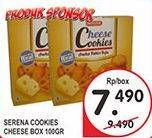 Promo Harga SERENA Cheese Cookies 100 gr - Superindo