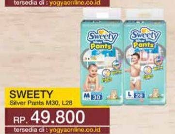 Promo Harga Sweety Silver Pants L28, M30 28 pcs - Yogya