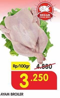 Promo Harga Ayam Broiler per 100 gr - Superindo