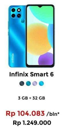Promo Harga Infinix Smart 6 X6511B  - Erafone