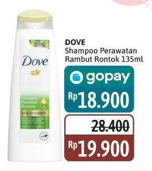 Promo Harga Dove Shampoo Total Hair Fall Treatment 135 ml - Alfamidi