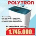 Promo Harga Polytron PWM 1082 | Mesin Cuci 2 Tabung  - Hari Hari