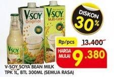 Promo Harga V-SOY Soya Bean Milk All Variants  - Superindo