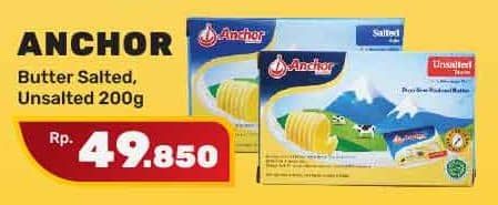 Promo Harga Anchor Butter Salted, Unsalted 227 gr - Yogya