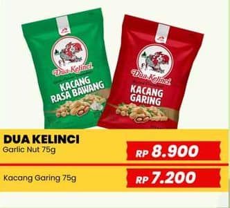 Promo Harga Dua Kelinci Kacang Garing Original 75 gr - Yogya