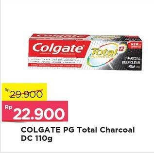 Promo Harga COLGATE Toothpaste Charcoal Deep Clean Gel 110 gr - Alfamart