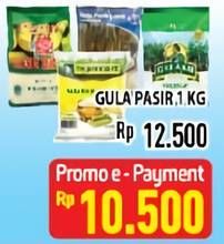 Promo Harga ANEKA GULA PASIR 1 kg - Hypermart
