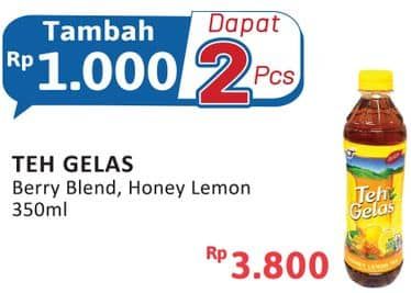 Promo Harga Teh Gelas Tea Berry Blend, Honey Lemon 350 ml - Alfamidi