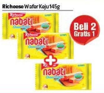 Promo Harga NABATI Wafer Cheese per 2 bungkus 145 gr - Carrefour