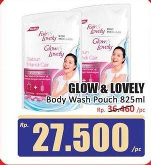 Promo Harga Glow & Lovely (fair & Lovely) Body Wash Multivitamin 825 ml - Hari Hari